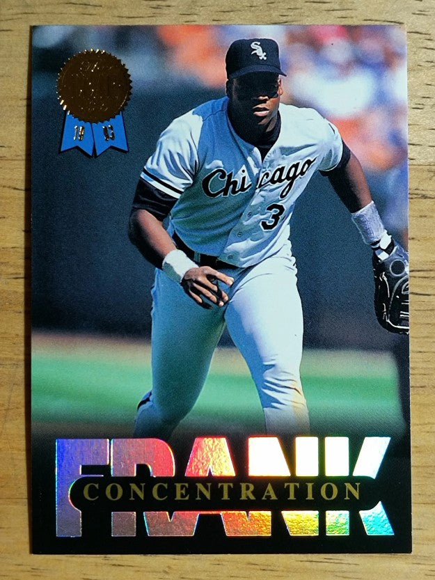 1993 Leaf Thomas #9 Frank Thomas/Concentration