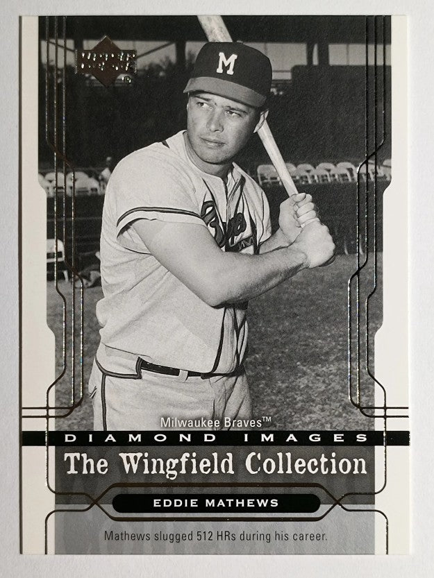 2005 Upper Deck Wingfield Collection #1 Eddie Mathews