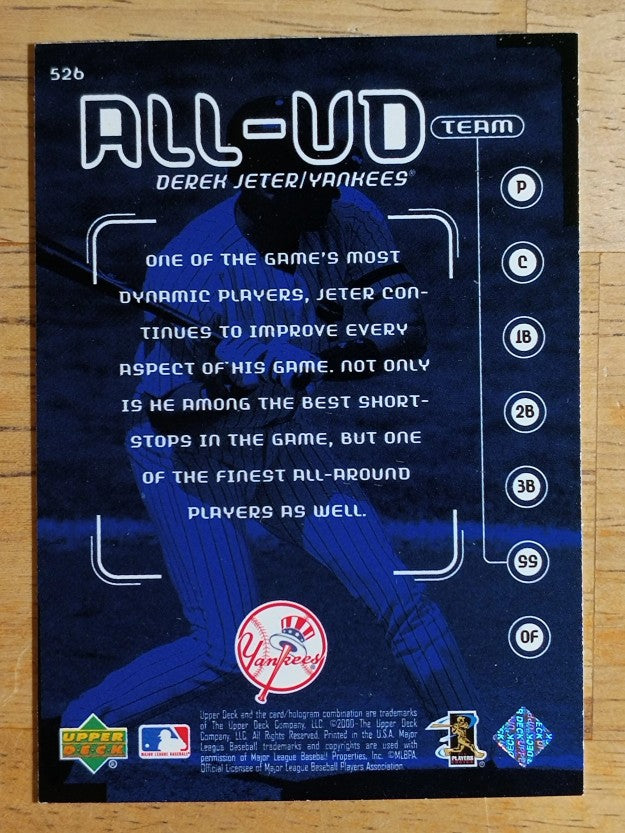 2000 Upper Deck #526 Derek Jeter AUT