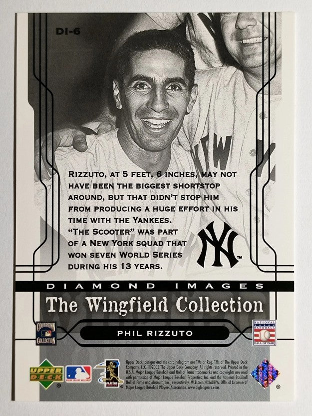 2005 Upper Deck Wingfield Collection #6 Phil Rizzuto