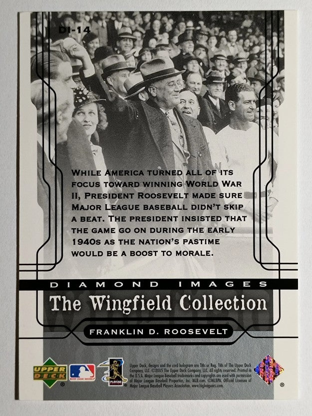 2005 Upper Deck Wingfield Collection #14 Franklin D. Roosevelt