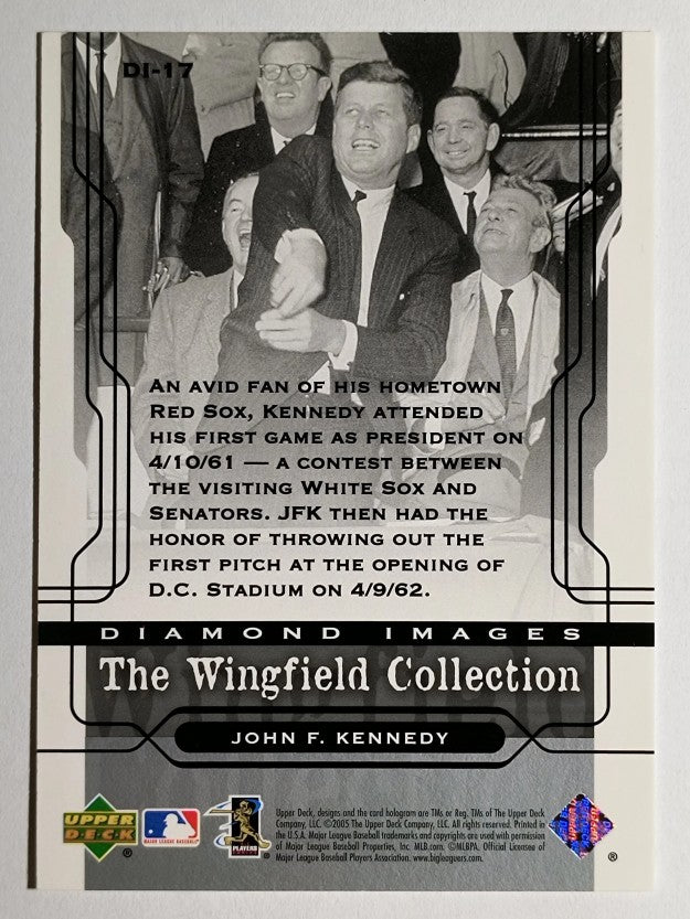 2005 Upper Deck Wingfield Collection #17 John F. Kennedy