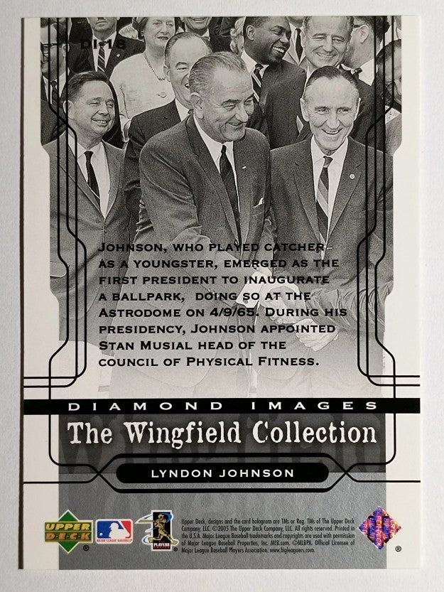 2005 Upper Deck Wingfield Collection #18 Lyndon Johnson