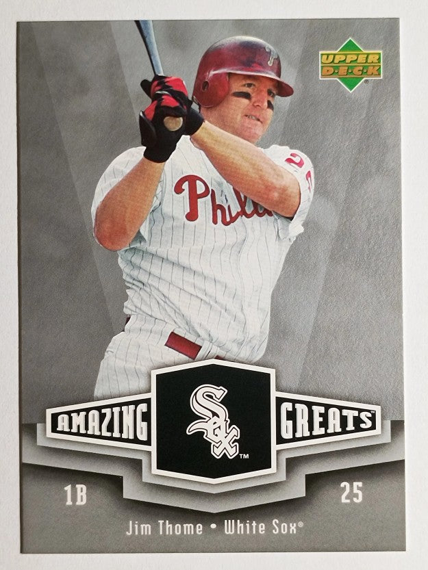 2006 Upper Deck Amazing Greats #JT Jim Thome