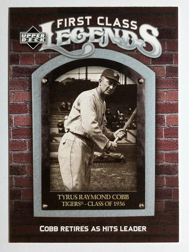 2006 Upper Deck First Class Legends #FCL34 Ty Cobb