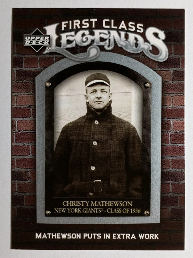 2006 Upper Deck First Class Legends #FCL67 Christy Mathewson