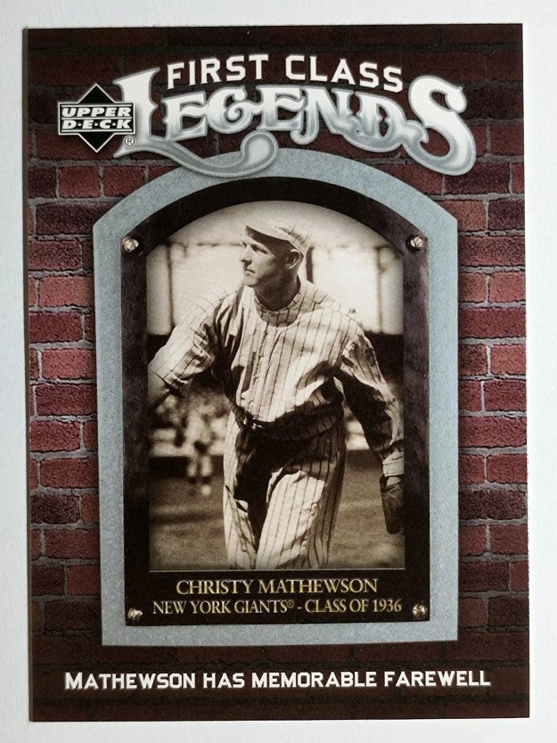 2006 Upper Deck First Class Legends #FCL68 Christy Mathewson