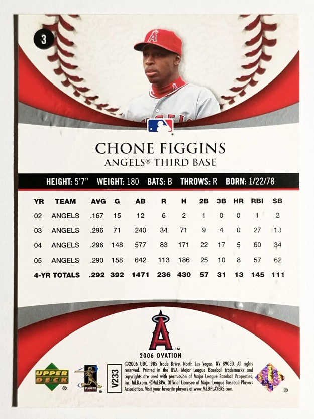 2006 Upper Deck Ovation #3 Chone Figgins