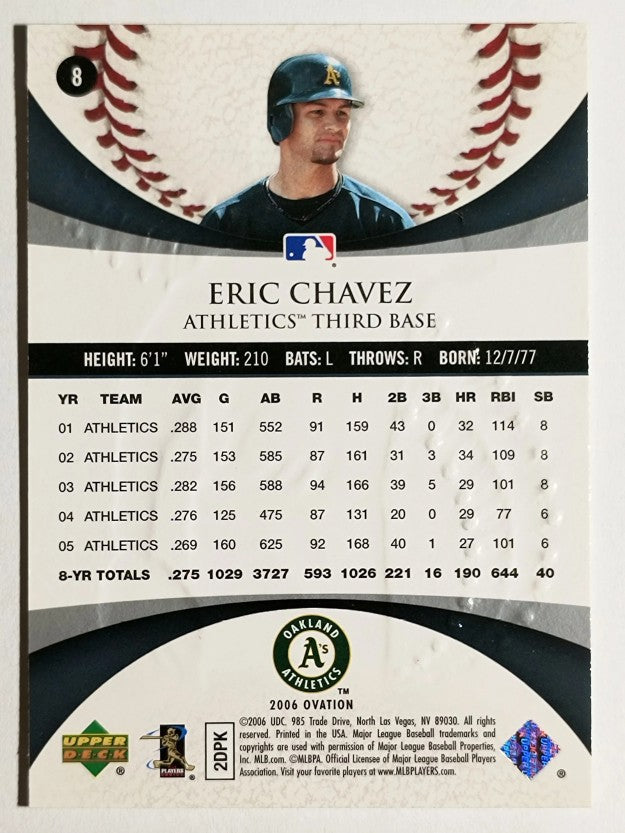 2006 Upper Deck Ovation #8 Eric Chavez