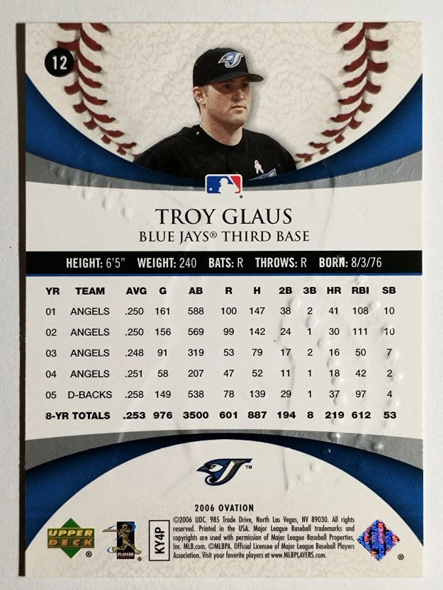 2006 Upper Deck Ovation #12 Troy Glaus