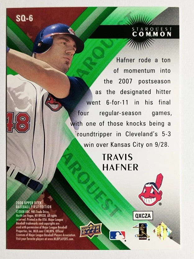 2008 Upper Deck First Edition StarQuest #SQ6 Travis Hafner