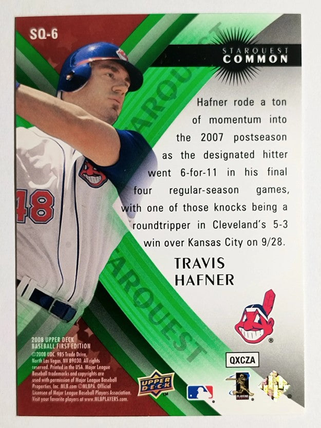 2008 Upper Deck First Edition StarQuest #SQ6 Travis Hafner