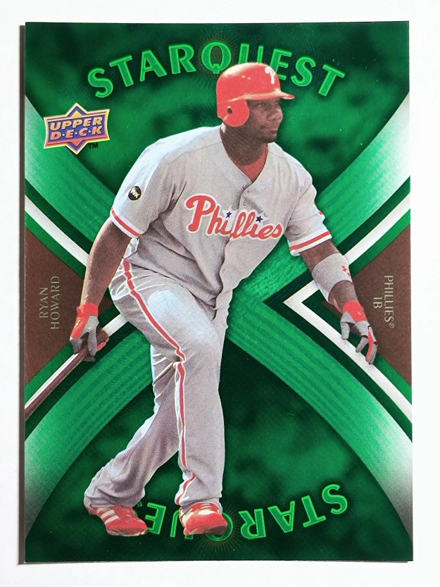 2008 Upper Deck First Edition StarQuest #SQ8 Ryan Howard