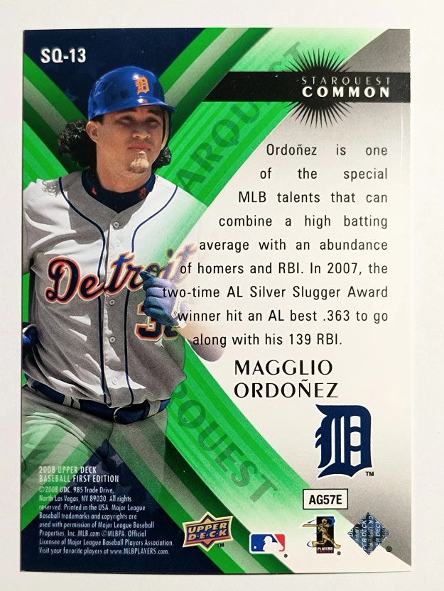 2008 Upper Deck First Edition StarQuest #SQ13 Magglio Ordonez