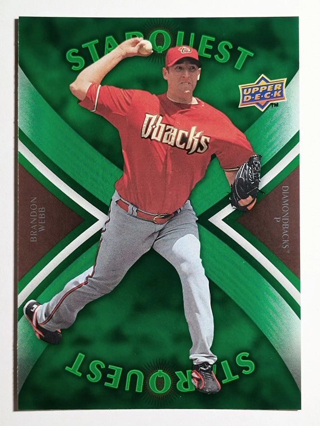 2008 Upper Deck First Edition StarQuest #SQ28 Brandon Webb