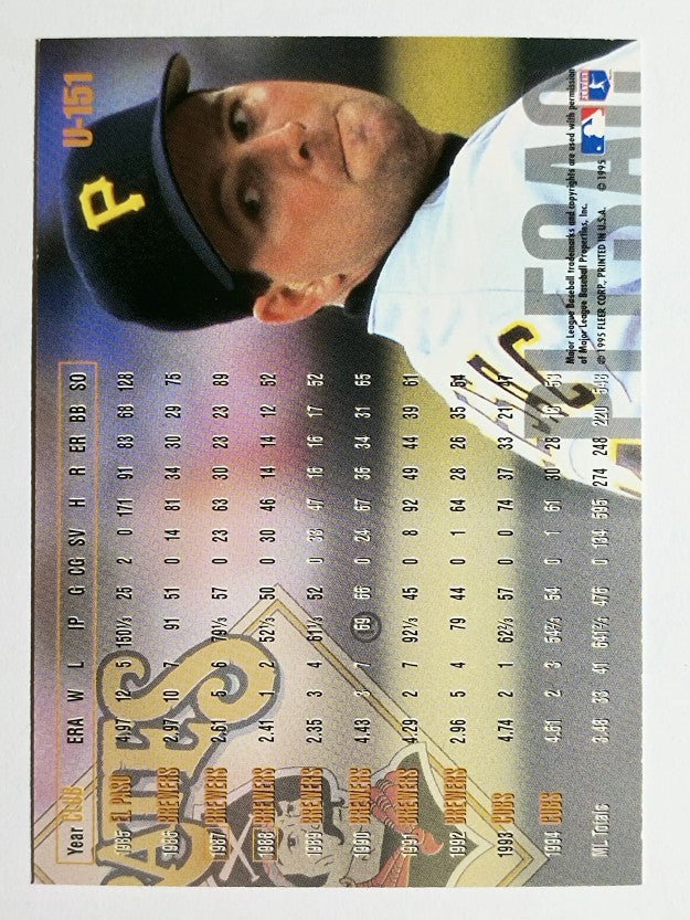 1995 Fleer Update #151 Dan Plesac