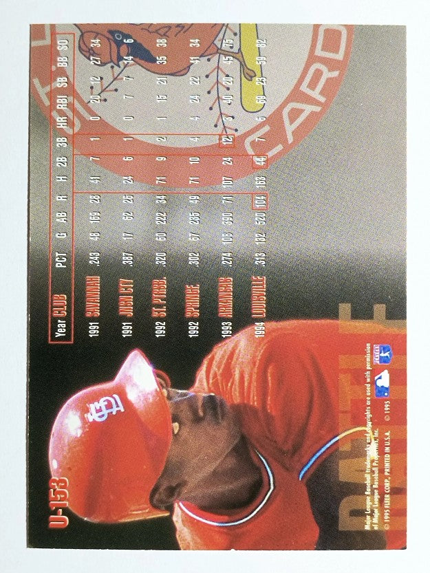 1995 Fleer Update #153 Allen Battle