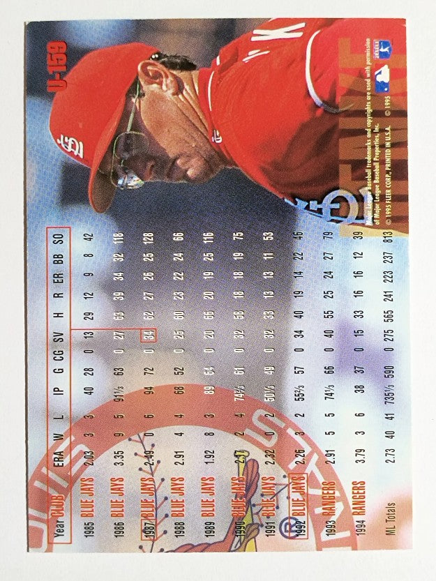 1995 Fleer Update #159 Tom Henke