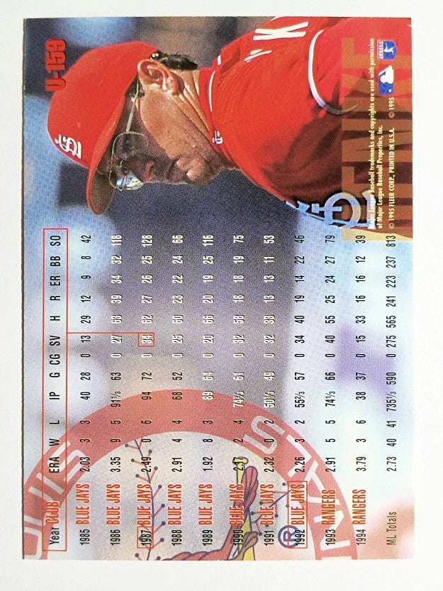 1995 Fleer Update #159 Tom Henke