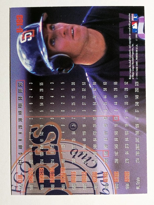 1995 Fleer Update #183 Steve Finley