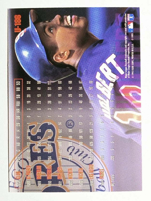 1995 Fleer Update #186 Ray Holbert
