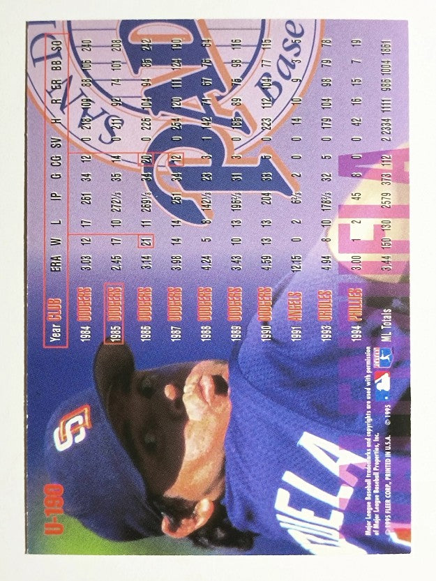 1995 Fleer Update #190 Fernando Valenzuela