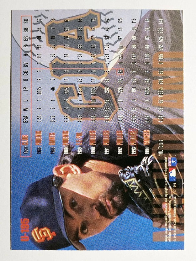 1995 Fleer Update #195 Terry Mulholland
