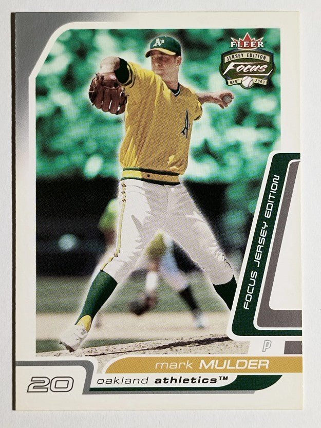 2003 Fleer Focus JE #125 Mark Mulder
