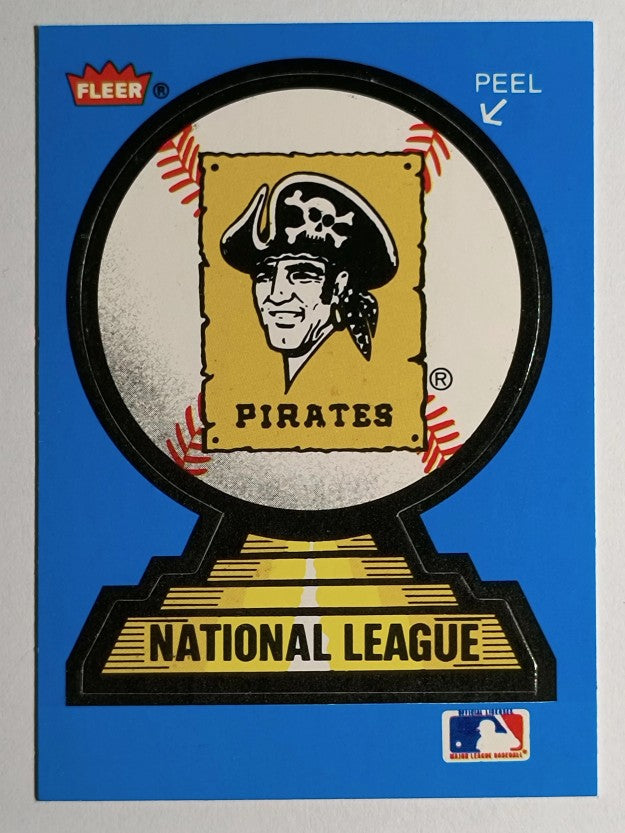 1987 Fleer Team Stickers #40 Pittsburgh Pirates/Logo