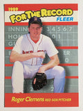1989 Fleer For The Record #2 Roger Clemens