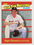 1989 Fleer For The Record #2 Roger Clemens