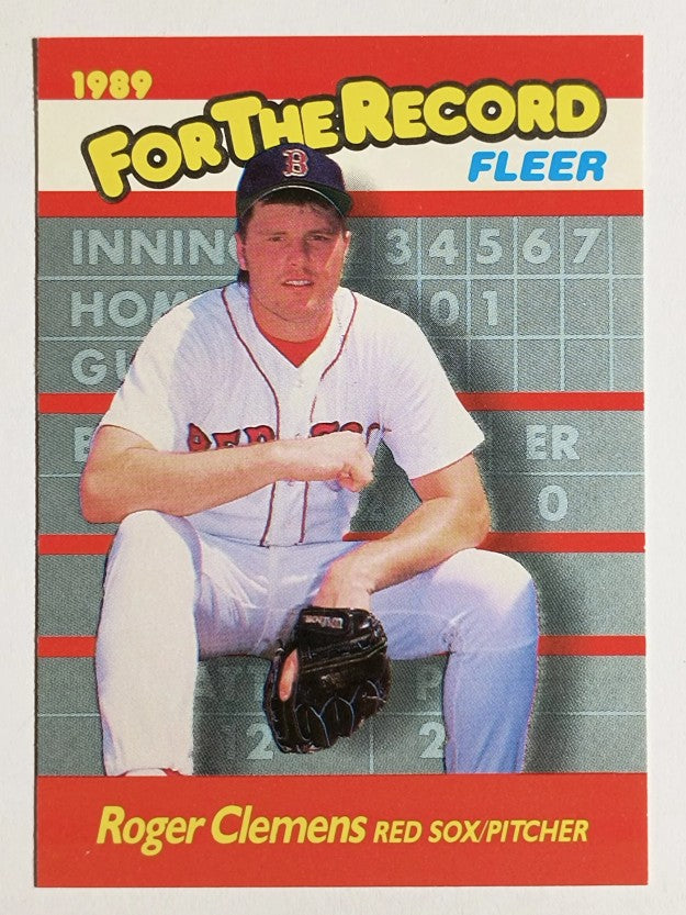 1989 Fleer For The Record #2 Roger Clemens