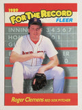 1989 Fleer For The Record #2 Roger Clemens