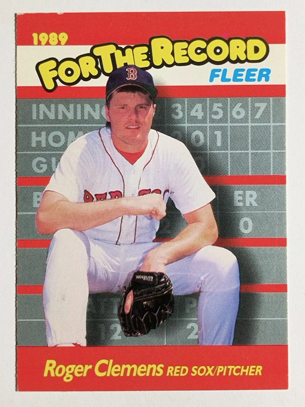 1989 Fleer For The Record #2 Roger Clemens (EXMT)