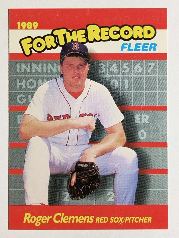 1989 Fleer For The Record #2 Roger Clemens (NM)