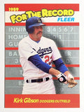 1989 Fleer For The Record #4 Kirk Gibson