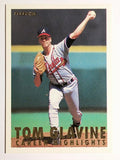 1993 Fleer Glavine #10 Tom Glavine/Facing forward