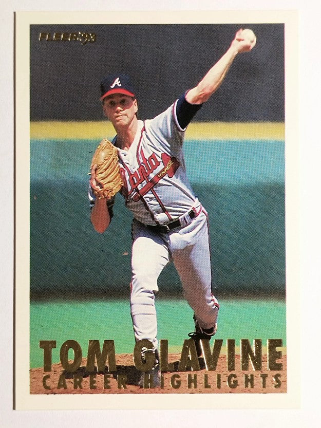 1993 Fleer Glavine #10 Tom Glavine/Facing forward