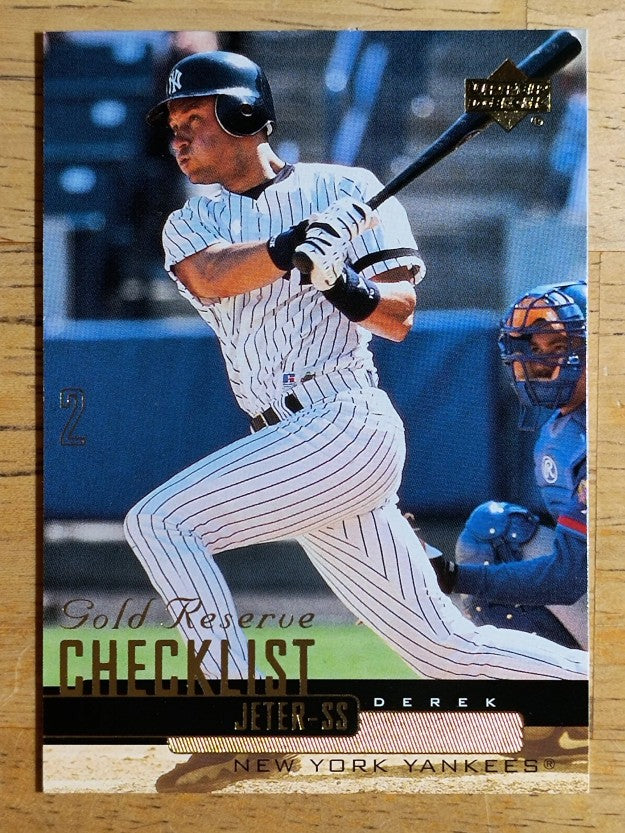 2000 Upper Deck Gold Reserve #300 Derek Jeter CL