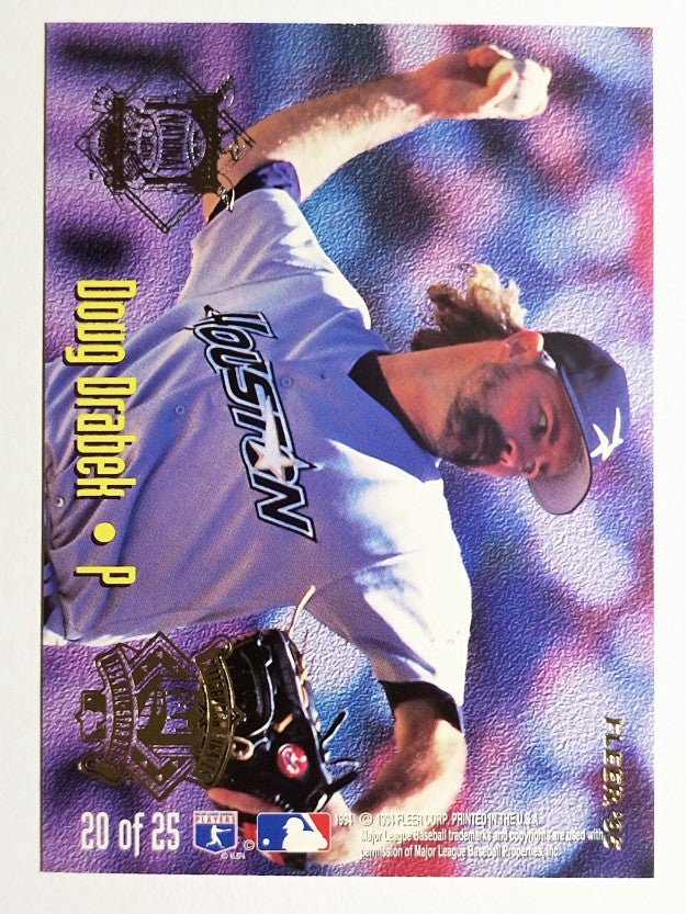 1995 Fleer All-Stars #20 Mike Mussina/Doug Drabek