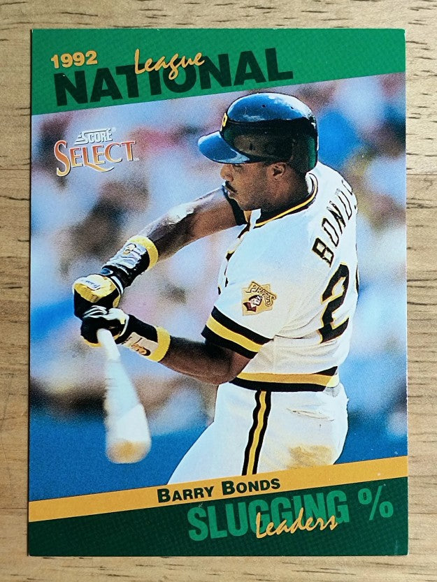 1993 Select Stat Leaders #46 Barry Bonds
