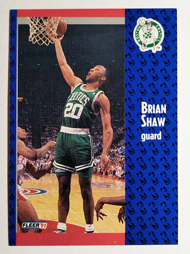 1991-92 Fleer #16 Brian Shaw