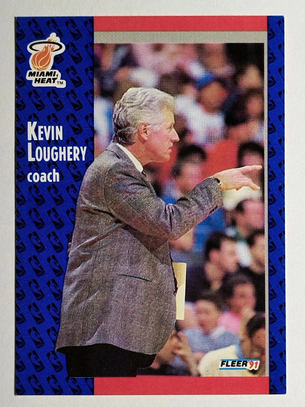 1991-92 Fleer #110 Kevin Loughery CO