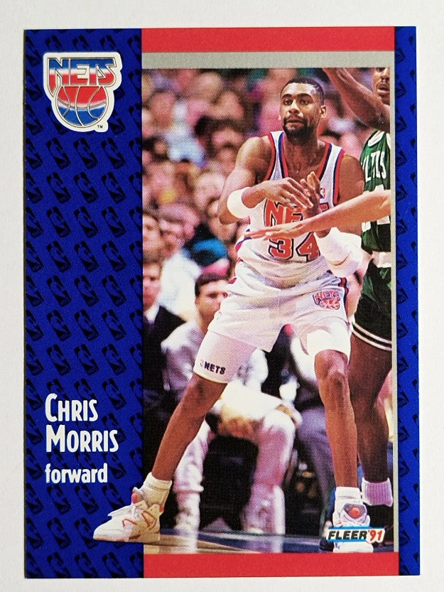 1991-92 Fleer #133 Chris Morris