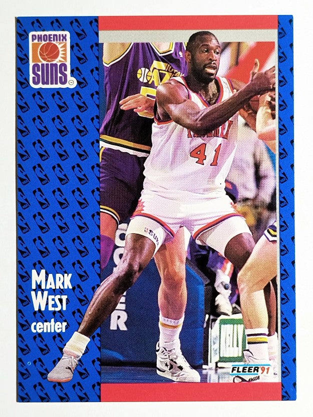 1991-92 Fleer #165 Mark West