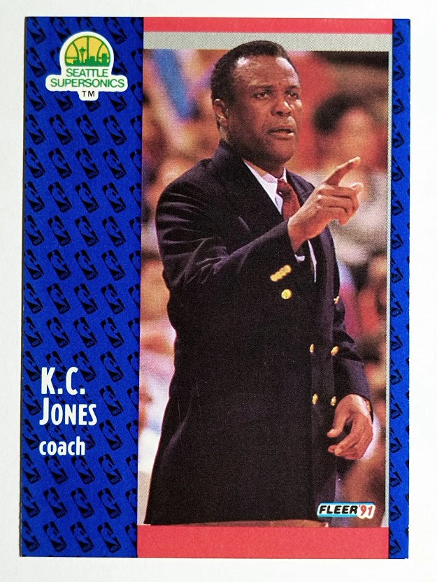 1991-92 Fleer #191 K.C. Jones CO