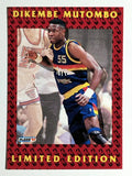 1991-92 Fleer Dikembe Mutombo #9 Dikembe Mutombo/Work Habits