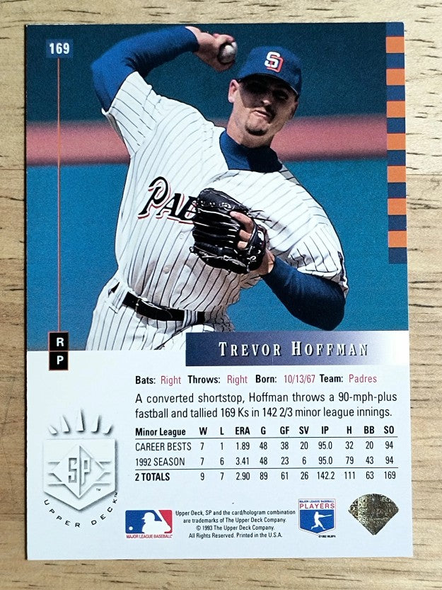 1993 SP #169 Trevor Hoffman