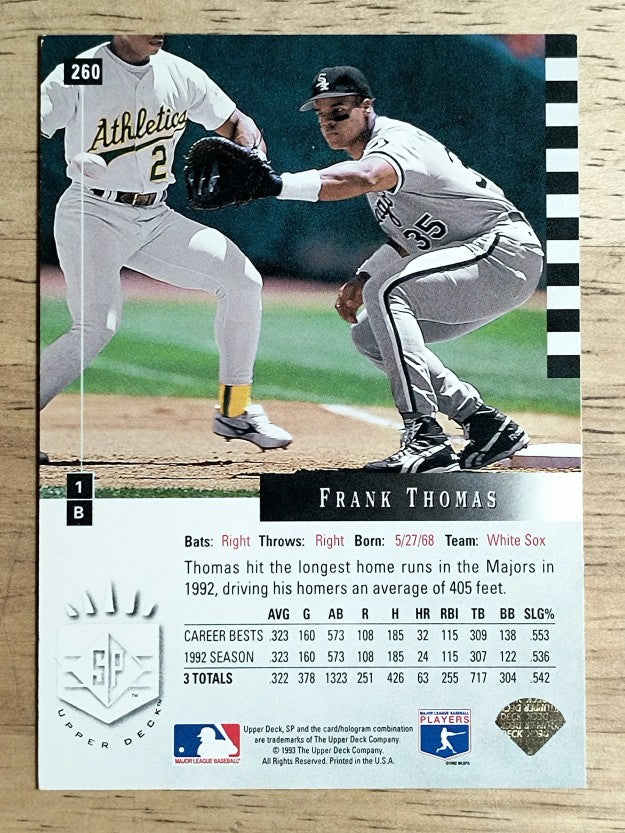 1993 SP #260 Frank Thomas