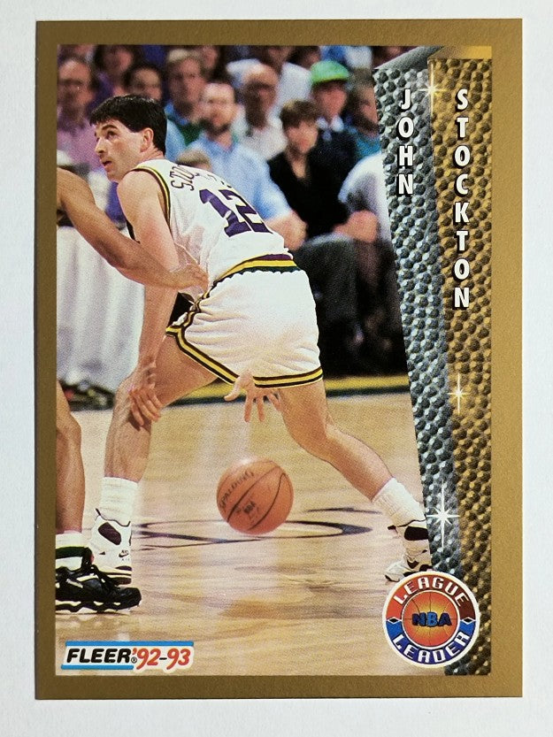 1992-93 Fleer #240 John Stockton LL (NM)